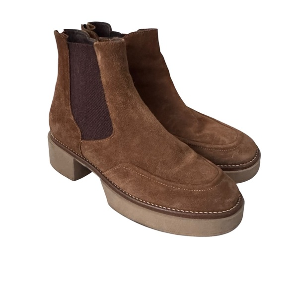 softwaves Shoes - Softwaves suede Chelsea boots size 40 9.5 orthopedic arch support tan